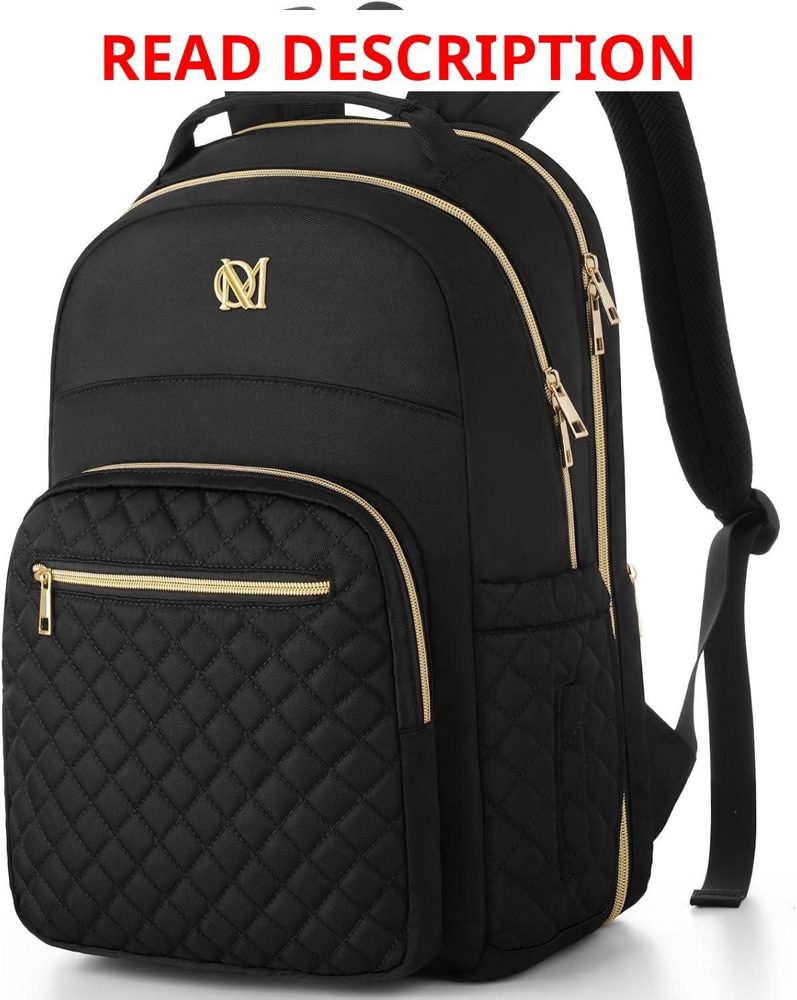 17.3in Laptop Backpack Women/Teens Black