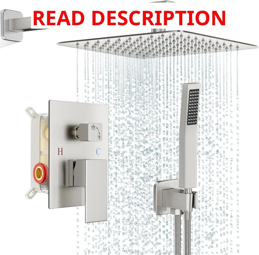 FPXRNG Shower Faucet Set with Rain Head