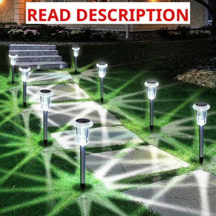 Eyrosa Solar Lights 10 Pack Stake Lights