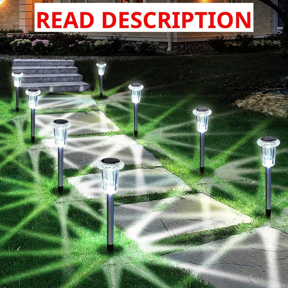 Eyrosa Solar Lights 10 Pack Stake Lights