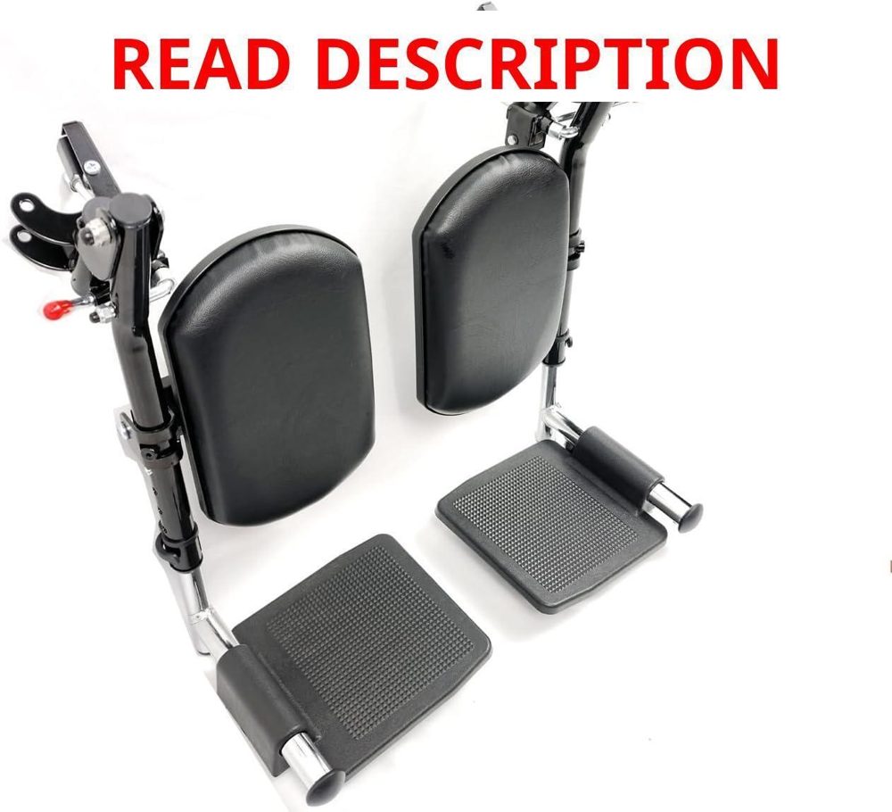 Wheelchair Elevating Leg Rests Padded Calf