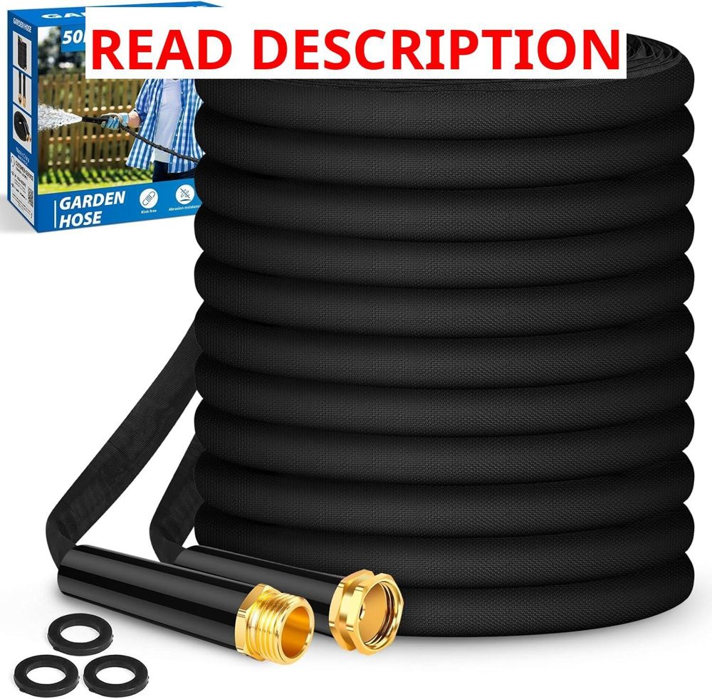 Toolasin Garden Hose 50 FT 3/4"
