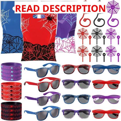 Soulchen 48-Piece Spiderweb Party Set