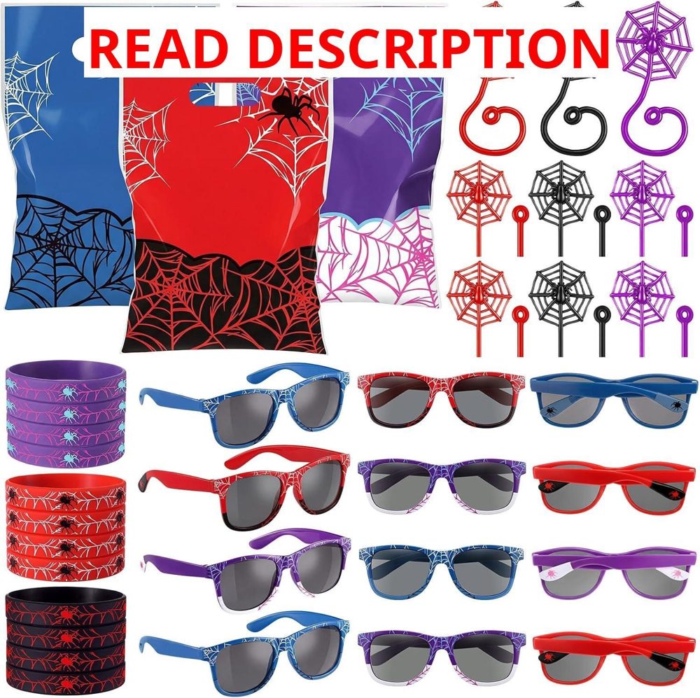 Soulchen 48-Piece Spiderweb Party Set