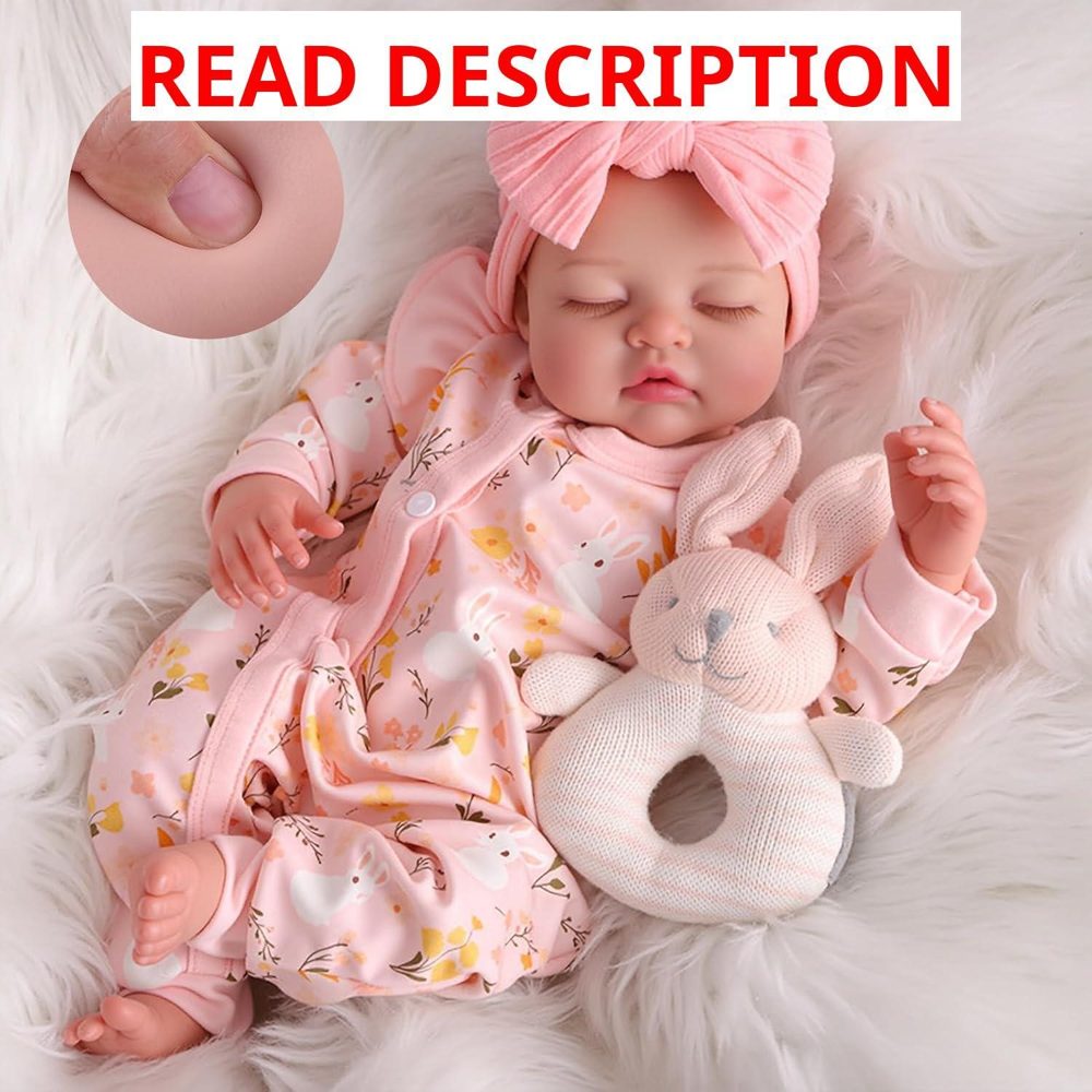 BABESIDE Reborn Baby Dolls 17" Realistic Doll