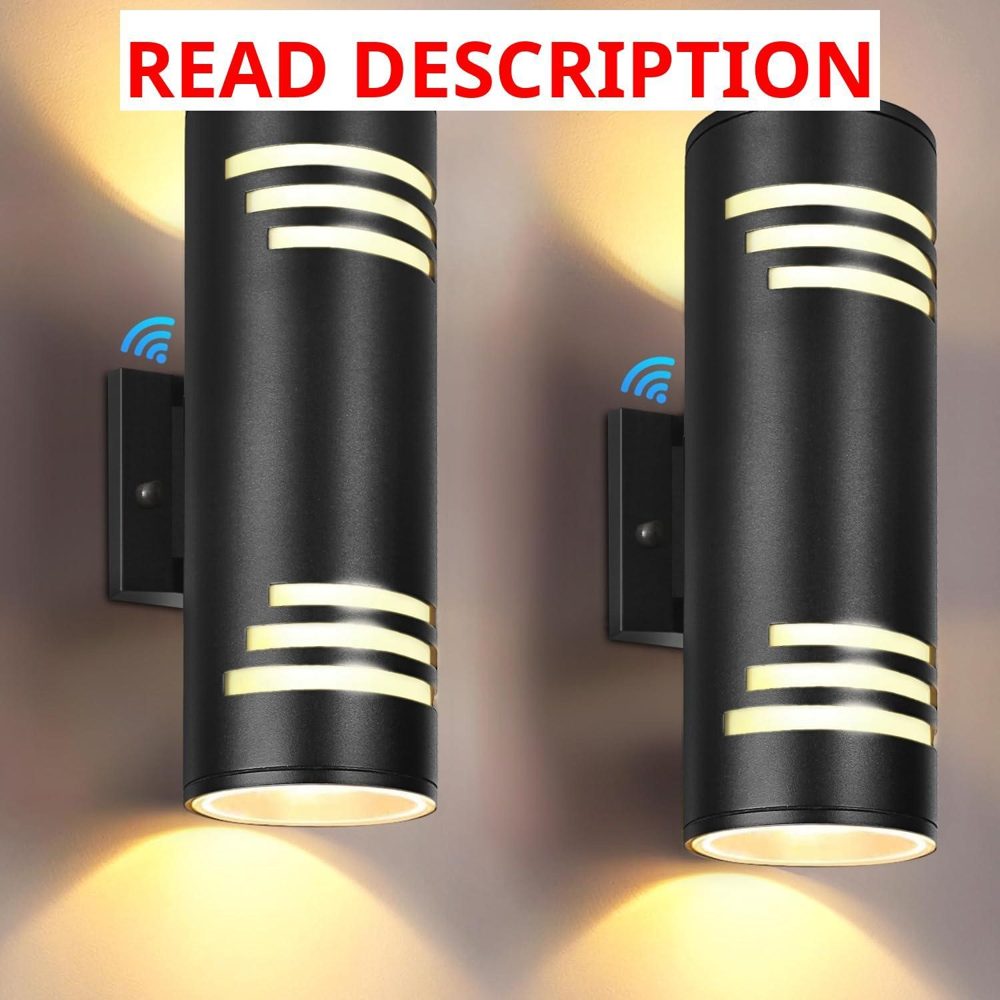 Rosykite Outdoor Wall Sconces 2-Pack