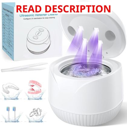 Dental Ultrasonic Retainer Cleaner 200ML White