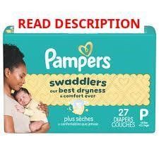Pampers Swaddlers Newborn Diapers Preemie 27