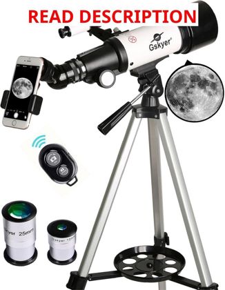 Gskyer 70mm Refractor Telescope with AZ Mount