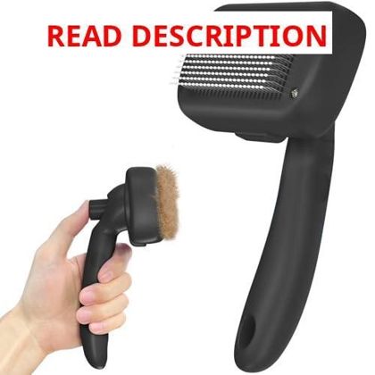 Dipoo Self Cleaning Deshedding Brush for Pets