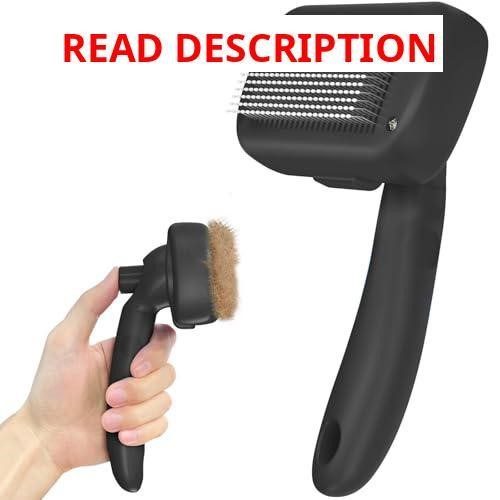 Dipoo Self Cleaning Deshedding Brush for Pets