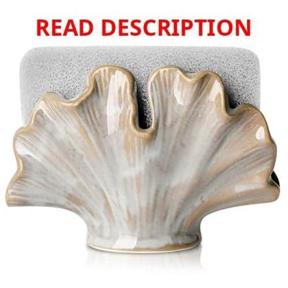 Uiddo Ceramic Sponge Holder Sink Caddy