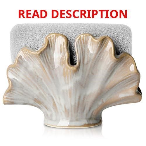 Uiddo Ceramic Sponge Holder Sink Caddy