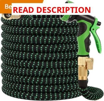Expanding Garden Hose 75 ft - 3-Layer Latex