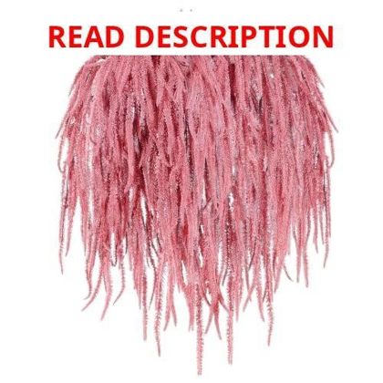 Suncalla 12Pcs Amaranthus Artificial Pink 24"