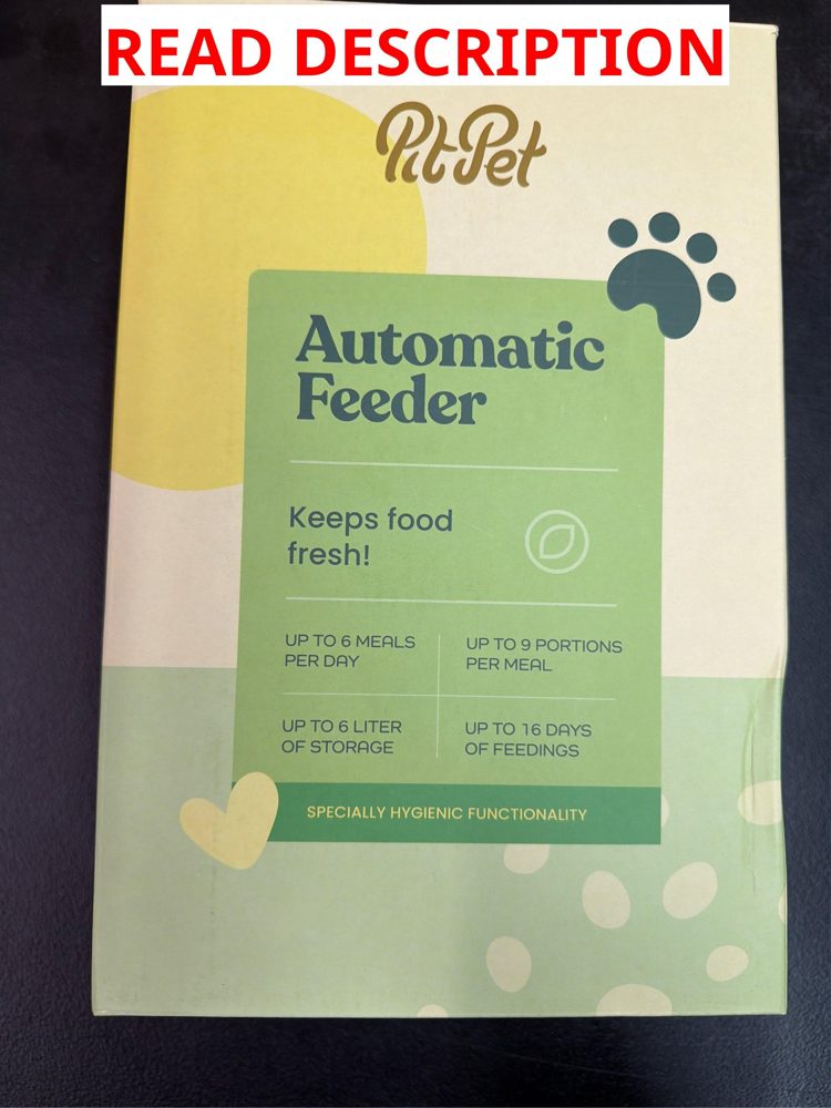 Smart Cat Feeder - 6-L Dispenser
