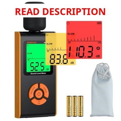 Decibel Meter Sound Level Monitor 30-130dB