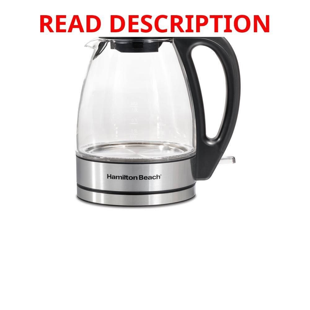 Hamilton Beach 4-Cup Glass Cordless Kettle