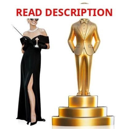 Jetec 6 Ft Movie Night Cardboard Cutout