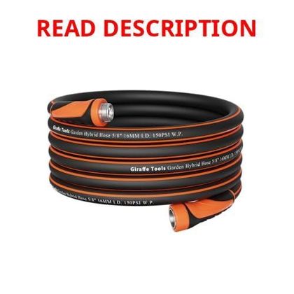 Giraffe Tools Garden Hose 5/8" 50ft 600 PSI