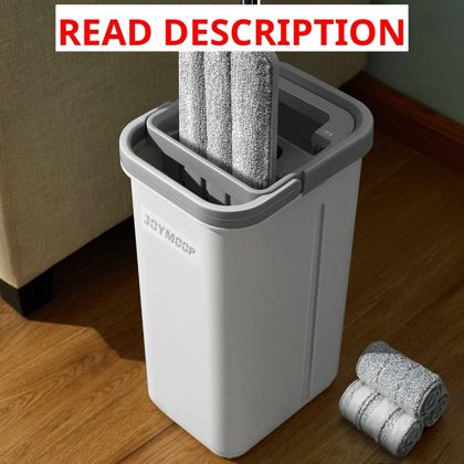 JOYMOOP Mop & Bucket Set with 3 Pads