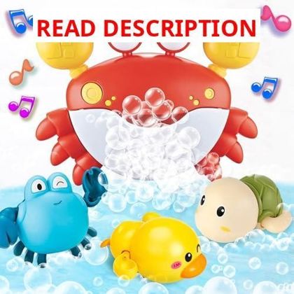 Crab Bubble Bath Toy