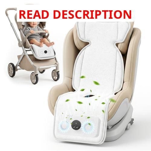 Stroller Cooling Pad with Fan 10000mAh