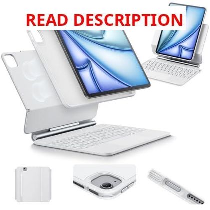 ESR iPad Air 11/Pro 11 Case Keyboard White