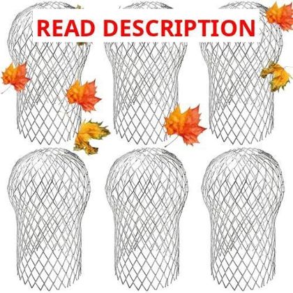 6 Pack Downspout Guard Filter Aluminum Screen