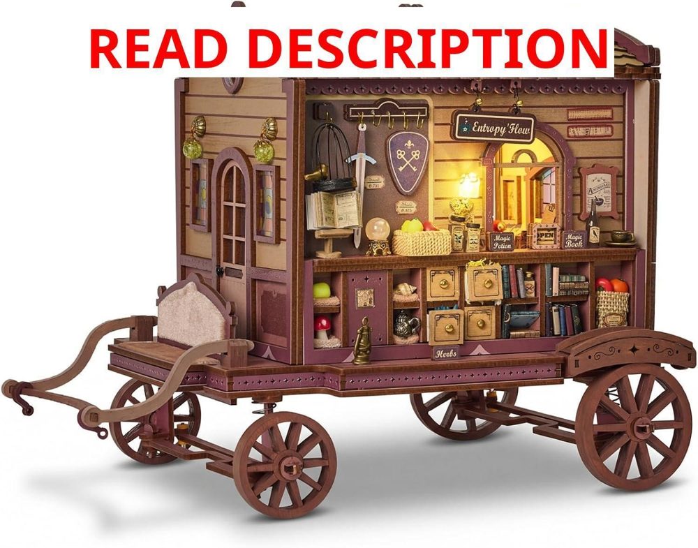 DIY Miniature House Kit 3D Puzzles for Adults