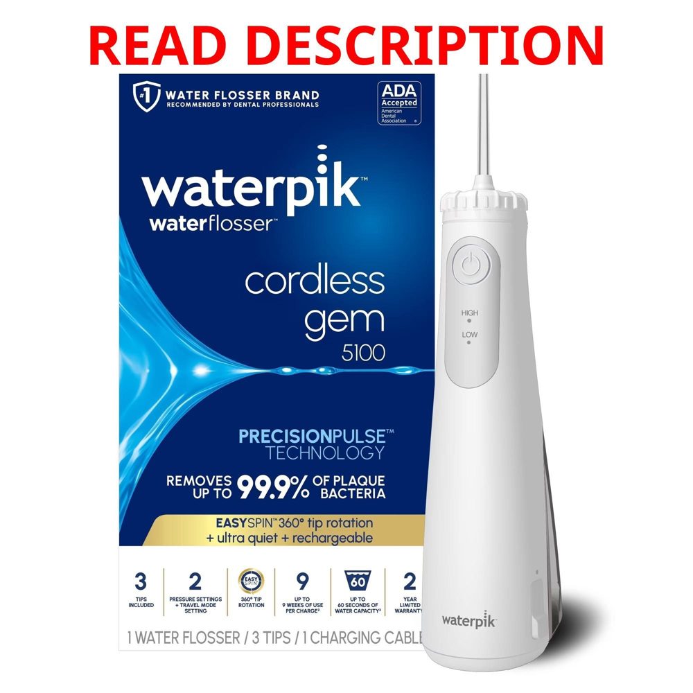 Waterpik Cordless Gem 5100 Water Flosser