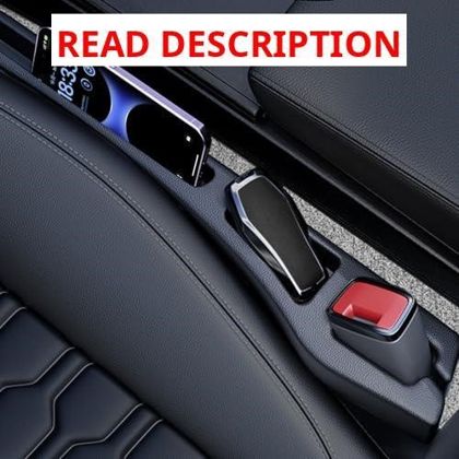 Car Seat Gap Filler 2 Pack Foam Organizer