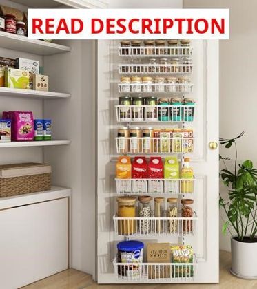 Mefirt White 9-Tier Over-The-Door Organizer