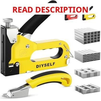 DIYSELF 4-in-1 Stapler with 4000 Staples