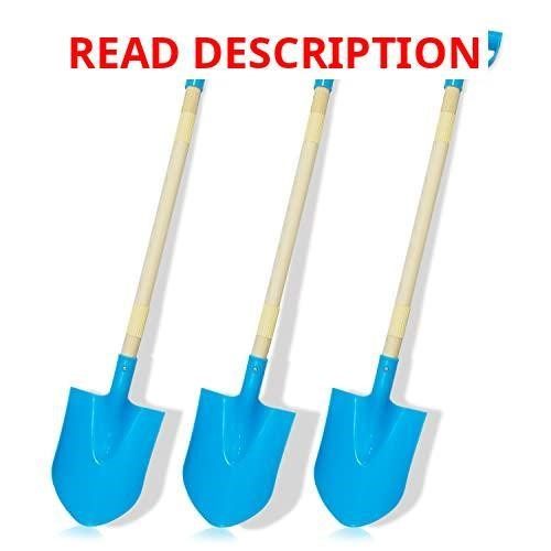 Kids Beach Shovels 31" Plastic Shovel 3-Pack