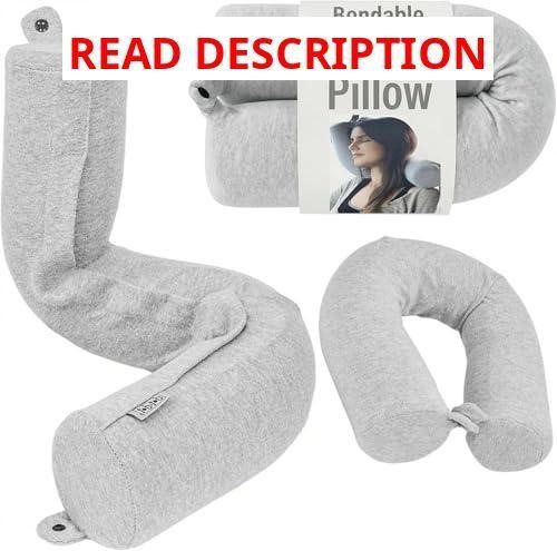 Dot&Dot Twist Travel Pillow 26" Gray