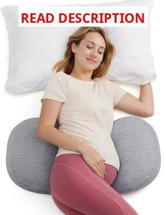 Momcozy Pregnancy Pillow - Adjustable W-Shaped