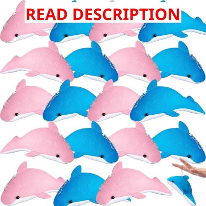 Arrowbash 20 Pcs Plush Dolphin Toys 7.1"
