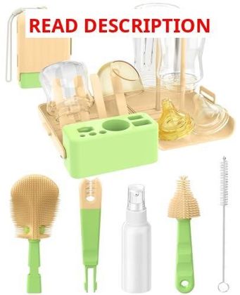 7 in 1 Baby Bottle Brush Set - BPA-Free Kit