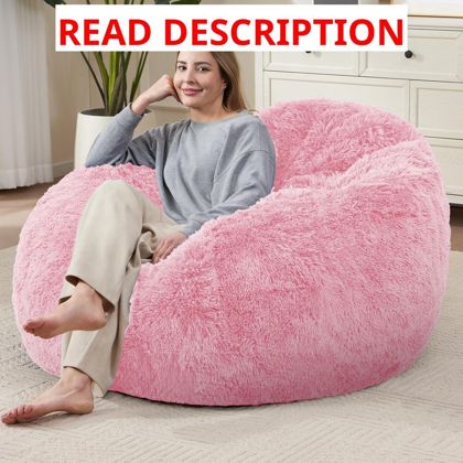 Bean Bag Cover (No Filler) - Plush Chair Cover