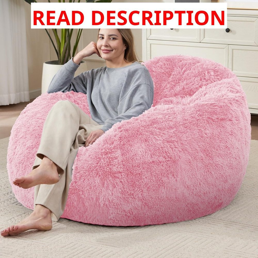 Bean Bag Cover (No Filler) - Plush Chair Cover