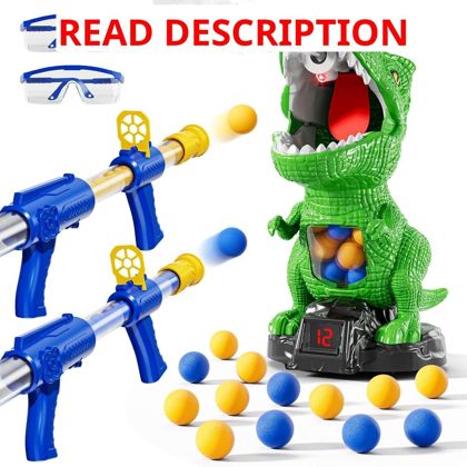 NIPLOOOW Dinosaur Shooting Toys for Kids 3-5