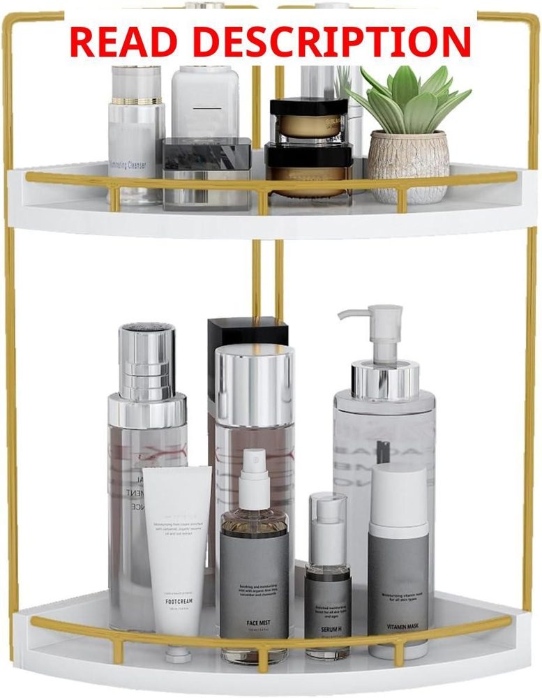 Dorhors Corner Organizer Vanity Shelf