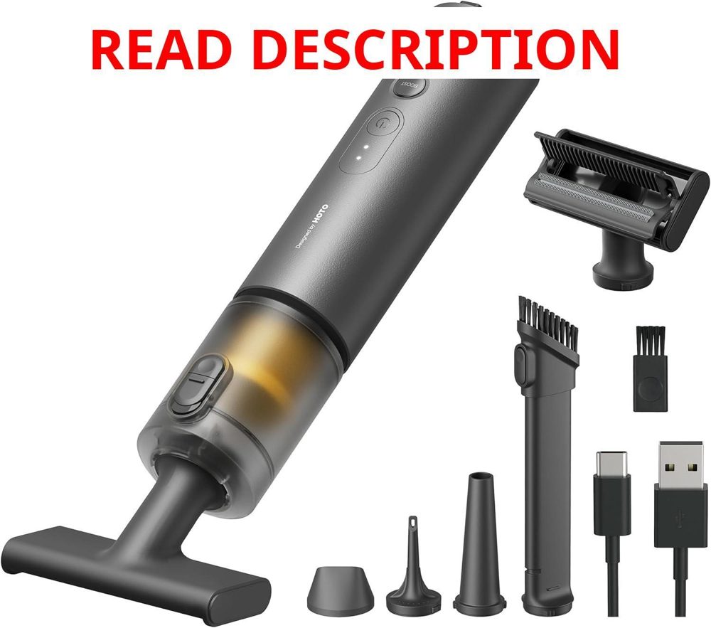 HOTO Car Vacuum Portable Cordless 20000Pa