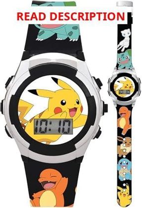 Accutime Kids Pokemon Digital LCD Watch