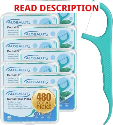 Dental Floss Picks 480 Mint with Toothpick