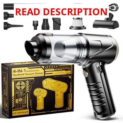 Handheld Vacuum 26000Pa 4-in-1 Cordless