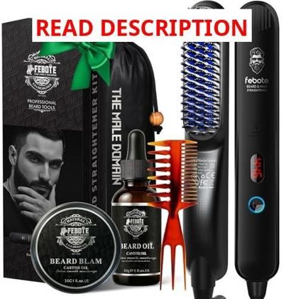Ionic Hair Straightening Brush for Men 5 Temp