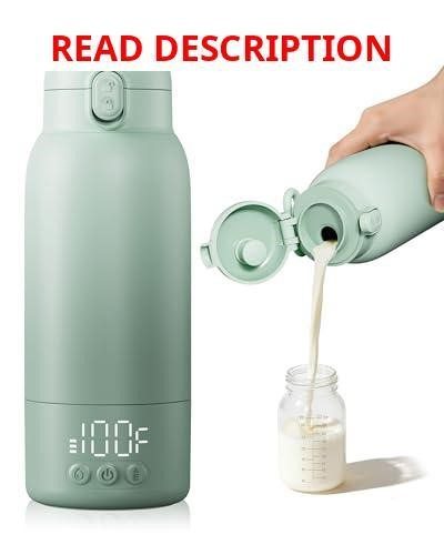 Portable Bottle Warmer Travel 17 oz Green