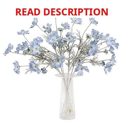 2 Pcs Artificial Cosmos Silk Flowers 23.6" High